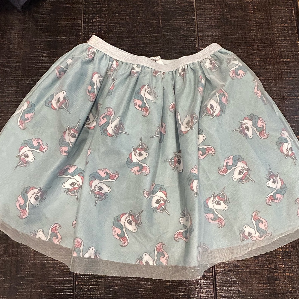 H&M Whimsical Unicorn Mini Skirt in Pastel Hues